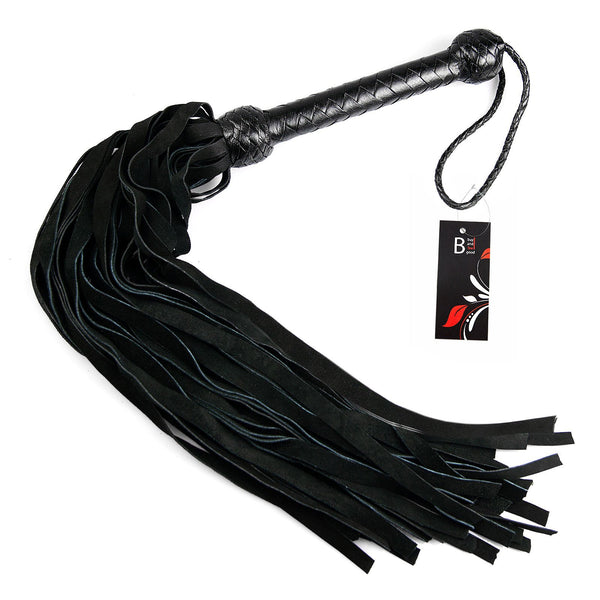 AUGSTĀKĀS kvalitātes - ROKU DARBA ĀDA - PĀTAGA seksam ar 36 siksnām un kopējo garumu 75,0 cm - 100% augstas kvalitātes govs āda/Erotiska pātaga, īsa SM, BDSM un bondage seksam