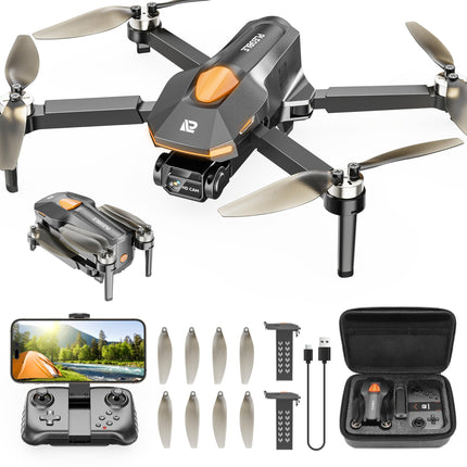 PLEGBLE drons ar kameru bērniem un pieaugušajiem, bezkontaktu motora mini drons FPV RC kvadrokopters ar WiFi 1080P, augstuma noturēšana, 3D apgriešana, bezgalvas režīms, rotaļlietas un dāvanas zēniem iesācējiem