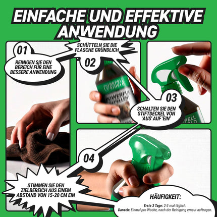 RepellShield® Citronellas skudru aerosols iekštelpām un āra lietošanai - dabīgs skudru līdzeklis ar ēteriskajām eļļām - citrusaugļu aromāts - alternatīva skudru ēsmai un skudru slazdam iekštelpām, 250 ml