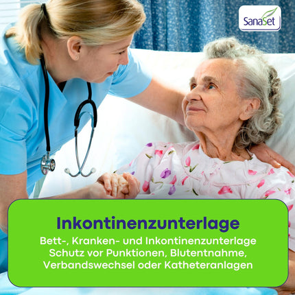 Premium Einweg Inkontinenzunterlagen - maximaler Schutz, hohe Saugfähigkeit - Wickelunterlagen wasserdicht für trockene Matratze, Bett, Stuhl, Boden | Erwachsene, Senioren, Babys (90x60, 30)