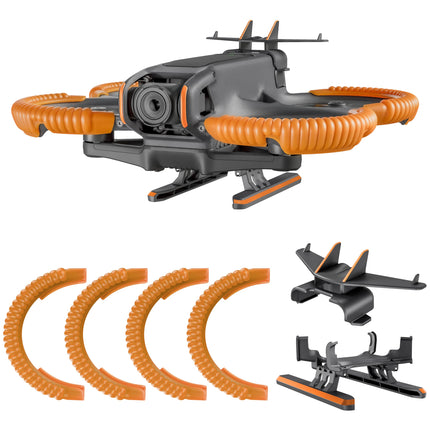 STARTRC 3-IN-1 aksesuāri DJI Avatar 2, propellera aizsargs + aste + nolaišanās pēdas, pagarināts nolaišanās mehānisms DJI Avatar 2 fly more combo aizsargam (bez drona)