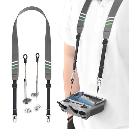 STARTRC siksna RC 2/RC/RC Pro kontrolierim, kakla siksna, pārnēsāšanas josta DJI Mini 4 Pro/Mini 3 Pro/Mavic 3/Mini 3/Air 3S drona tālvadības pults siksniņas piederumi