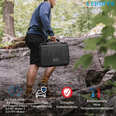 LEKUFEE ūdensnecaurlaidīgs pārnēsāšanas maciņš DJI Avata 1/DJI Goggles 2/DJI Goggles Integra/DJI RC Motion 2 un DJI Avata aksesuāriem (tikai maciņš) (nav paredzēts DJI AVATA 2)