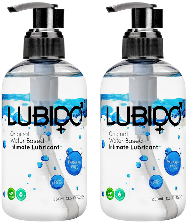 Lubido oriģinālais uz ūdens bāzes veidotais lubrikants bez parabēniem - 250 ml (2 iepakojumi)