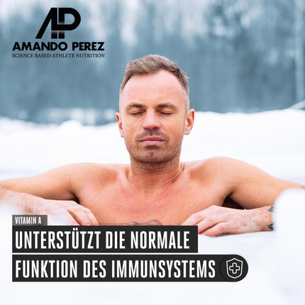 Amando Perez Beta karotīna 50 000 SV Depot iedeguma kapsulas - 180 mīkstās kapsulas, augstas devas un vegānas - A vitamīna prekursors - bez alergēniem un ĢMO - dabīgs iedegums