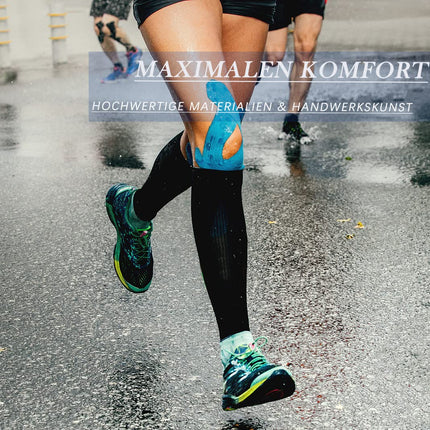 DDOBB 4 pāru kompresijas zeķes vīriešiem un sievietēm, atbalsta zeķes, kompresijas zeķes, atbalsta zeķes, ceļojumu zeķes lidojumiem, sportam, skriešanai, riteņbraukšanai (melnas*4, SM)