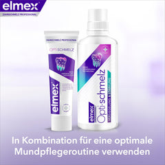 elmex zobu pasta Professional Opti-enamel Sealing &amp; Strengthening 75ml – medicīniska zobu tīrīšanas līdzeklis ar amīna fluorīdu, kas noslēdz zobu emalju – aizsargā pret zobu emaljas zudumu