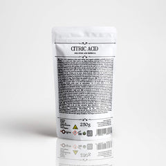 Mistiski mirkļi | Citronskābe, 250 g, tīra un dabīga, vegāna, bez ĢMO