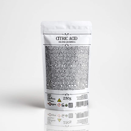 Mistiski mirkļi | Citronskābe, 250 g, tīra un dabīga, vegāna, bez ĢMO