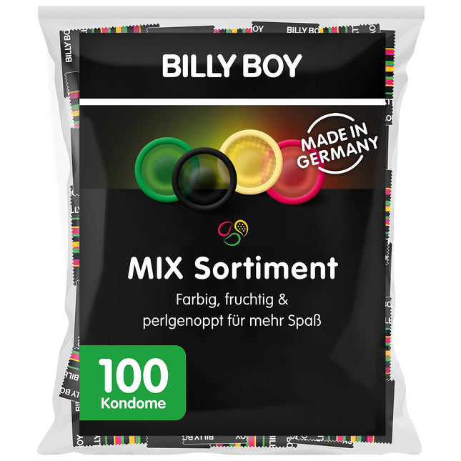 Billy Boy prezervatīvu asorti, 100 gabali