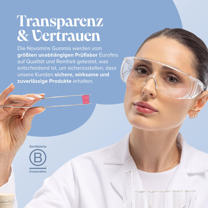 Probiotiskās želejkonfektes bērniem – 30 gabali – Probiotikas – Probiotiku kapsulu alternatīva – Probiotikas bērniem – Zarnu baktērijas Probiotikas – Laktobacilas – Kalcijs un D vitamīns – Novomins