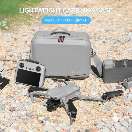SKYREAT Air 3S/Air 3 soma, pārnēsājama somiņa no PU ādas, ceļojumu soma DJI Air 3S/Air 3, Fly More Combo droniem ar DJ RC 2 kontrolieri un citiem piederumiem