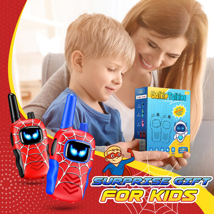 Toyokid rācijas bērniem, zirnekļa rotaļlieta no 3 4 5 6 7 8 9 10 gadiem dāvana zēnam un meitenei no 3 līdz 12 gadiem Lieldienu dāvanas bērniem rācijas āra rotaļlieta radio rotaļlietas spēles zēniem