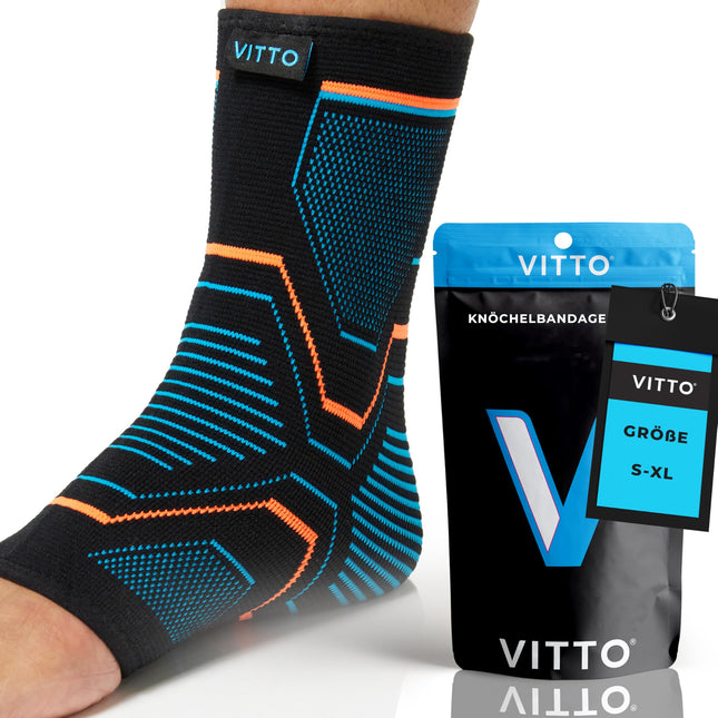 VITTO potītes ortoze, pēdas ortoze saišu bojājumiem, vājām locītavām, sastiepumiem un artrītam (pārsegs, M), artrīts, atveseļošanās, plantārais fascīts, sāpju mazināšana
