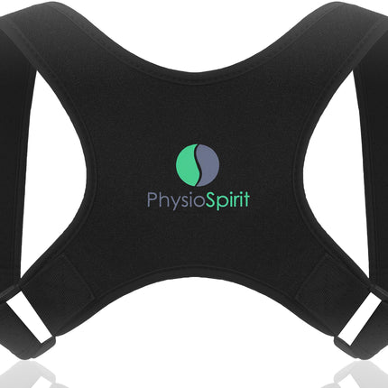 PhysioSpirit PREMIUM stājas korektors - muguras taisnotājs - pārliecinātai stājai - plecu siksna - stājas korektors mugurai - vīriešiem un sievietēm - S/M izmērs