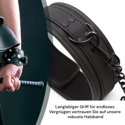 Kakla siksna un pavada Bdsm pieaugušo seksa rotaļlieta Melna kakla siksna sievietēm seksam Kakla siksna ādas kakla siksna vīriešiem fetiša seksa kakla siksnas Bdsm kakla siksna ādas vīriešiem Kakla siksna FOPS B17