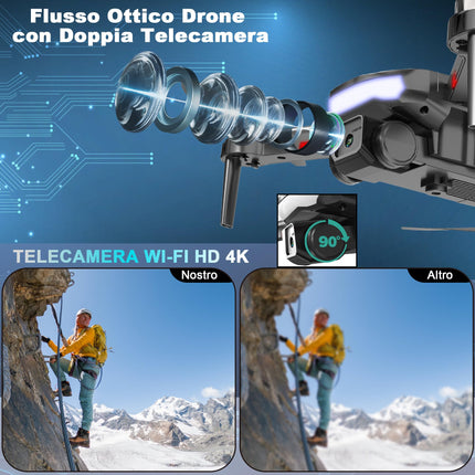 Wipkviey B15 drons ar 4K kameru IT