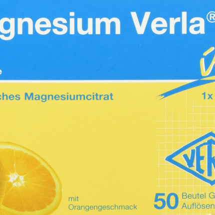 Magnija Verla granulas 300 mg oranžas, 50 gabali (1 iepakojums)