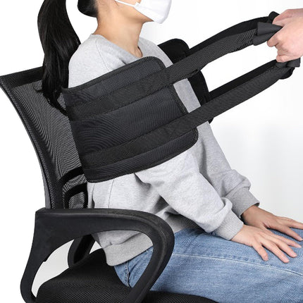 Pārvietošanas josta pacientiem un senioriem, pārvietošanas josta pacientu pacelšanai 89 x 29,8 cm, ar sietu polsterēta Oksfordas auduma pārvietošanas josta, pārvietošanas josta ar dubultu rokturi, lai palīdzētu izkāpt no gultas.