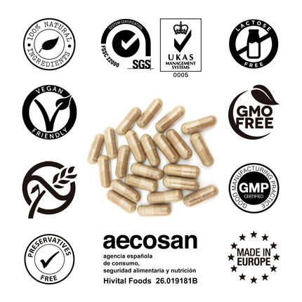 Propoliss 2000 mg. 180 vegāniskas kapsulas 6 mēnešu kursam. Propolisa ekstrakti ar 10% galangīna, ehinācijas ar 4% polifenolu un eikalipta ekstrakti. Ražotājs: HIVITAL