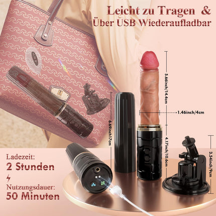 Cacuola dildo ar 5 grūdienu funkcijām un 7 vibrācijām sievietēm, vibrējoši seksa rotaļlietas pāriem, seksa rotaļlietas sievietēm un vīriešiem, vibratoru komplekti sievietēm un vīriešiem, dildo, seksa mašīnas, mašīnas un ierīces