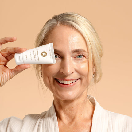 Glow25® kolagēna pastiprinātāja krēms [50 ml] | Sejas krēms | ar hialuronskābi un C vitamīnu | pārbaudīta kvalitāte