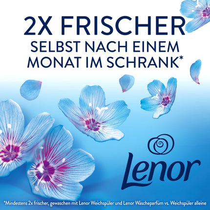 Lenor veļas smaržas April Fresh 275g, nepārtraukts svaigums līdz pat 12 nedēļām garderobē