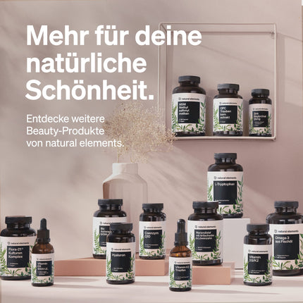 Vegānu hialuronskābe – 500 mg hialuronskābes/kapsulā – 90 kapsulas 3 mēnešiem – 500–700 kDa – augsta deva, bez piedevām – ražots Vācijā un laboratoriski pārbaudīts