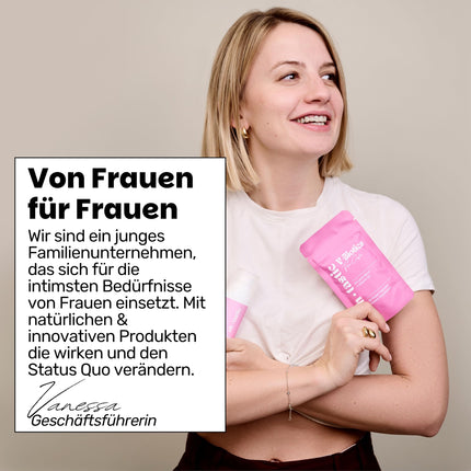Dabīgs vaginālais krēms pret vaginālo sausumu, niezi un kairinājumu intīmajā zonā - nomierinošs mitrinošs krēms ar pienskābi un pH regulēšanu, intīmā kopšana sievietēm (50ml)