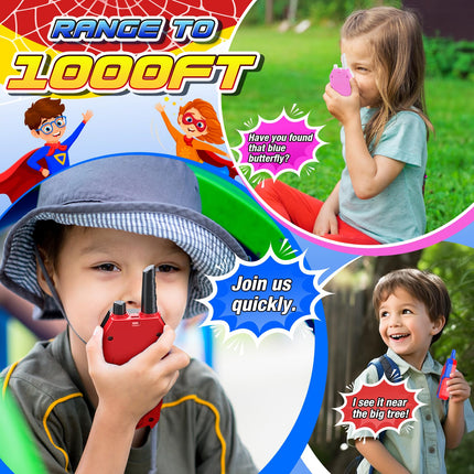 Toyokid bērnu rotaļlietas no 3 4 5 6 7 8 9 10 gadu vecumam zēnam, meitenei, rācijas bērniem dāvanas bērniem no 3 līdz 10 gadu vecumam, rācijas bērniem dārza rotaļlietas ārā dzimšanas dienas dāvana bērniem