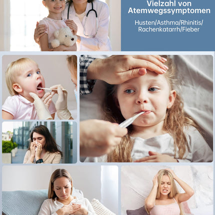 Hygelink inhalatora komplekts bērniem un pieaugušajiem, pārnēsājams inhalators elpceļu slimībām, 2 stundu ilgs darbības laiks, 30 dB kluss, ar iemutni un 2 maskām