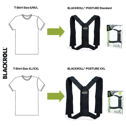 BLACKROLL POSTURE stājas trenažieris - muguras josta stājas uzlabošanai (SL)