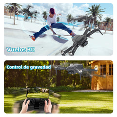 S508 drons ar 720P HD kameru, 90° regulējamu objektīvu, salokāms FPV drons pieaugušajiem un iesācējiem, WiFi lietotne, 3D apgriešana, automātiska noturēšana, optiskā plūsmas pozicionēšana, ceļa punktu lidojums