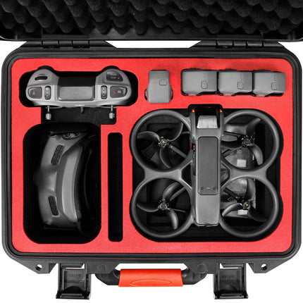 FPVtosky Avata 2 soma, ūdensnecaurlaidīga soma DJI Avata 2 drona/Fly More komplektam, piemērota DJI Goggles 3, RC Motion 3 un DJI FPV tālvadības pults 3 piederumiem [TIKAI SOMA]