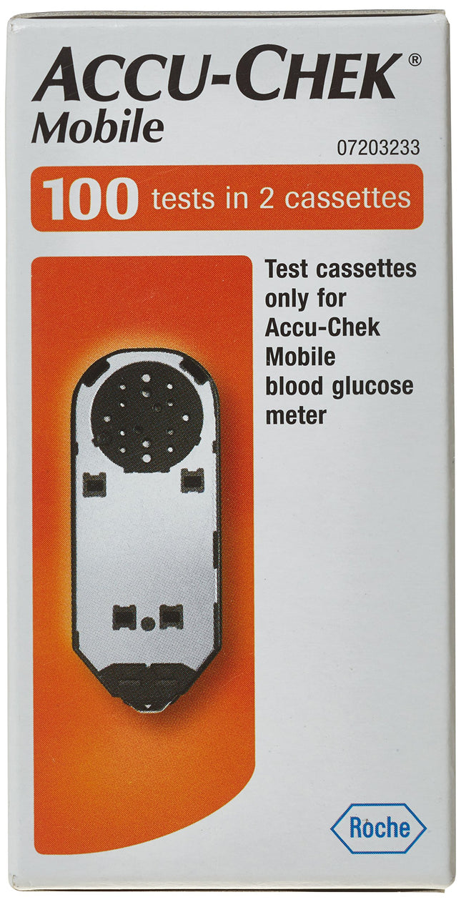 ACCU-CHEK mobilā testa kasete (100 gab. iepakojumā)