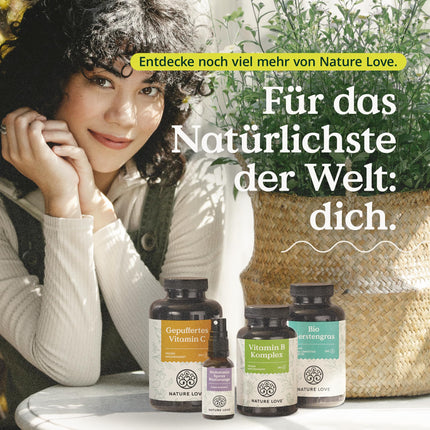 NATURE LOVE® koenzīms Q10 augstā devā - 200 mg kapsulā - 120 vegānas kapsulas 4 mēnešu piegādē - No augu fermentācijas - Augsta deva un ražots Vācijā