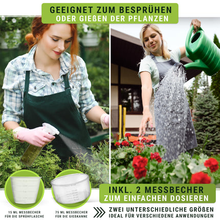 WENDOWERK® Nīma eļļa [1000 ml] - Komplektā ietilpst smidzināšanas pudele un mērtrauks - Nīma eļļa ar emulgatoru tiešai lietošanai - Nīma eļļa dabīgai augu kopšanai lietošanai iekštelpās un ārā
