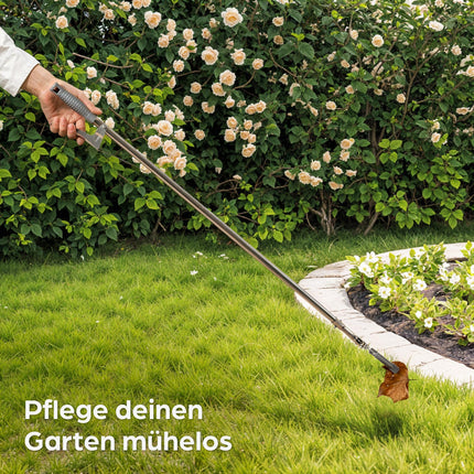 Praknu metāla atkritumu knaibles - Stabils un izturīgs atkritumu satvērējs 95 cm - Ideāli piemērots mājām un dārzam - Ergonomisks rokturis - Nav nepieciešams noliekties