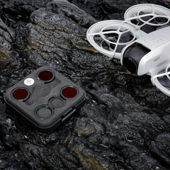 Uvafly Neo ND filtrs, daudzslāņu pārklājuma magnētiskie kameras objektīva filtri DJI Neo dronu aksesuāriem, 5 gabalu iepakojums (UV/ND8/ND16/ND32/ND64)