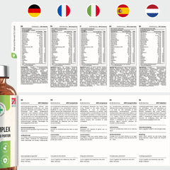Multivitamīnu tabletes ar augstu devu - 400 mg vitamīnu, minerālvielu un uztura bagātinātāju dienas deva AZ Vitamīni + minerālvielas | Uztura bagātinātājs sievietēm/vīriešiem vegānu multivitamīnu komplekss, VitaBright
