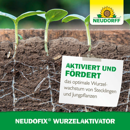 Neudorff Neudofix sakņu aktivators – dabīgs sakņu aktivators optimālai un ātrai spraudeņu un jaunu augu sakņu augšanai, 40 g, daudzkrāsains
