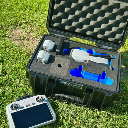 B&amp;W āra pārnēsāšanas soma DJI Air 3, Air 3S un Fly More Combo droniem - Type 3000 Yellow - Ūdensizturīga saskaņā ar IP67 sertifikātu, putekļu necaurlaidīga, triecienizturīga un neiznīcināma