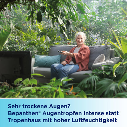 Bepanthen acu pilieni Intense, atvieglojums ļoti sausām un hroniski sausām acīm, piemēroti kontaktlēcu nēsāšanai - 10 ml
