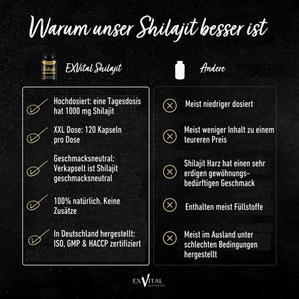 Mumijo Shilajit kapsulas, liela deva 1000 mg dienā, oriģināls no Himalajiem, 120 kapsulas, vegānisks un laboratorijā pārbaudīts