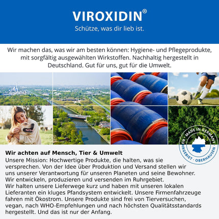 Viroxidin Med roku dezinfekcijas līdzeklis 5l - SALĪDZINĀJUMA UZVARĒTĀJS - Roku dezinfekcijas līdzeklis pret baktērijām, vīrusiem un sēnītēm higiēniskai roku dezinfekcijai - Ierobežots Virucīds PLUS saskaņā ar EN 14776