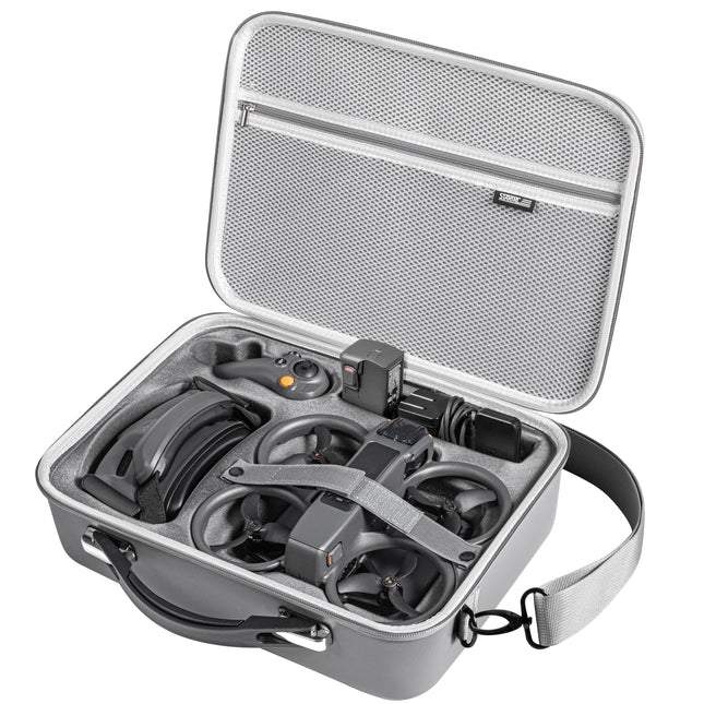 STARTRC Avata 2 Bag pārnēsājama ceļojumu soma DJI Avata 2 ar brillēm 3/divvirzienu uzlādes dokstacija, uzglabāšanas soma DJI RC Motion 3/inteliģentais lidojuma akumulators