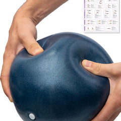 beneyu ® neslīdoša un īpaši viegla mīksta Pilates bumba - vingrošanas bumba maza - 23 cm + vingrinājumi