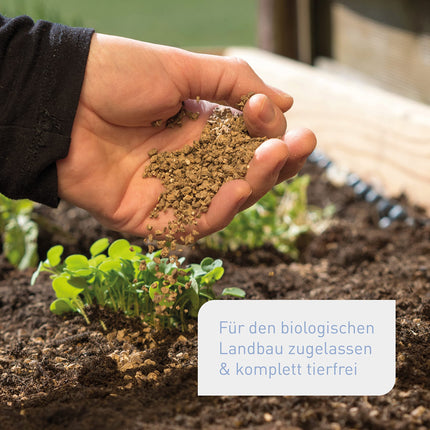 Plantura organiskais universālais mēslojums ar ilgstošu iedarbību, visiem augiem, bez dzīvnieku izcelsmes un bioloģisks, 1,5 kg