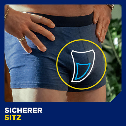 TENA MEN Protective Shield Extra Light - 112 ieliktņi mēneša iepakojumā (8 x 14), individuāli iesaiņoti - īpaši plāni higiēniskie ieliktņi vīriešiem ar ļoti nelielu urīna izdalīšanos - melni