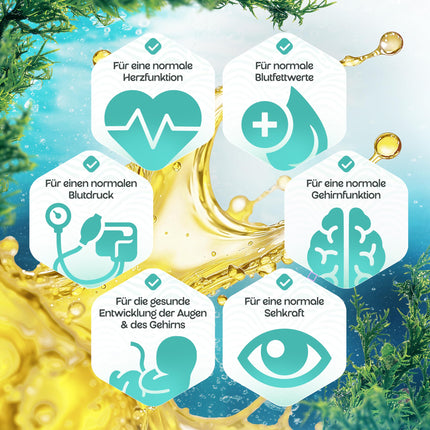 omega3zone Premium Omega-3 zivju eļļas šķidrums – augsta deva: 5400 mg vienā porcijā triglicerīdu veidā – laboratorijā pārbaudīts, rūpīgi attīrīts, ražots Vācijā – 500 ml ar citrona garšu
